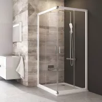 Ravak Blix BLRV2-80 sarokbelépős zuhanykabin Fehér Transparent