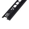 PVC pozitív élvédő profil 12,5 mm/2,50 m fekete