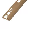PVC pozitív élvédő profil 12,5 mm/2,50 m sötét beige