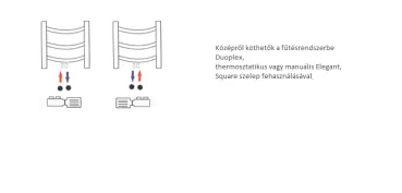 Enix Libra  Fekvő Radiátor 1620x600mm L-1606 (SKU-002553)