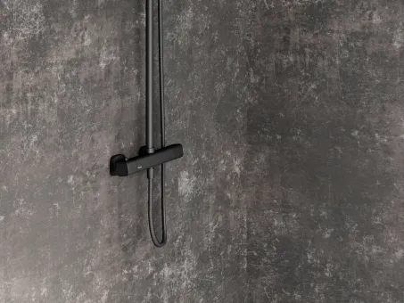 Ravak TD F 091.20 Termosztátos zuhanyoszlop, FEKETE