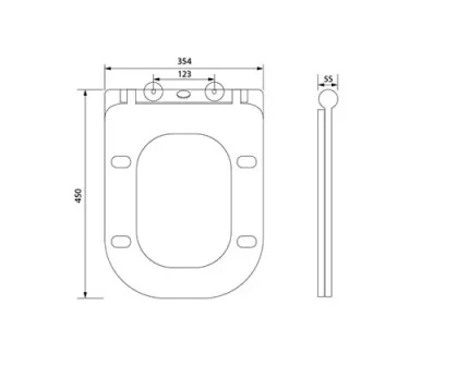 Wellis Erin Wc ülőke- Soft Closing