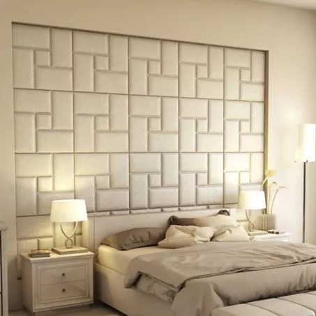 Acotango 3D falpanel 60x60cm - hermelin fehér