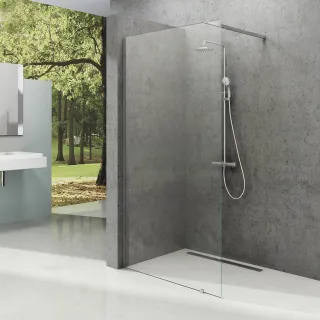 Ravak Walk-In Wall 110 zuhanyfal-fényes alu