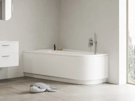 Ravak Chrome Asymmetric balos előlap 160x105cm