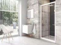 Ravak Blix BLDP2-120 zuhanyajtók fehér Transparent