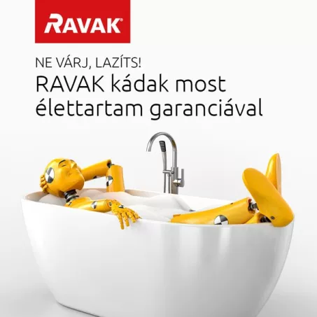 Ravak City fürdőkád 180x80cm