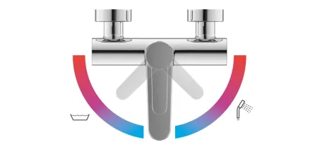 Ravak PU 022.00/150 Kádcsaptelep, 150 mm