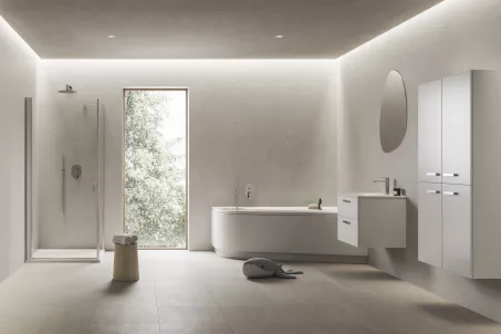 Ravak Chrome Asymmetrci jobbos fürdőkád 160x105cm