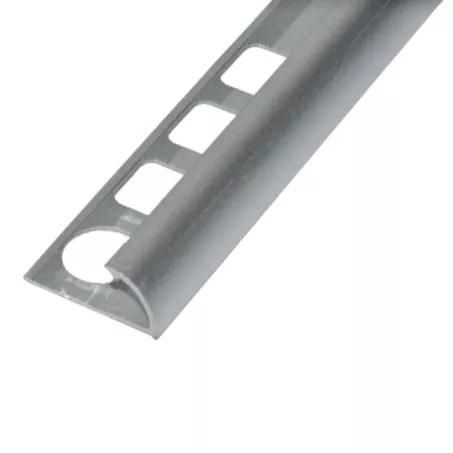 Alumínium C pozitív élvédő profil 10 mm/2,50 m többféle színben