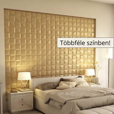 Biggore 3D falpanel 60x60cm - többféle színben