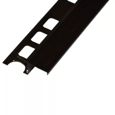 Alumínium Z lépcsőélvédő profil barazdált 10 mm/2,50 m többféle színben