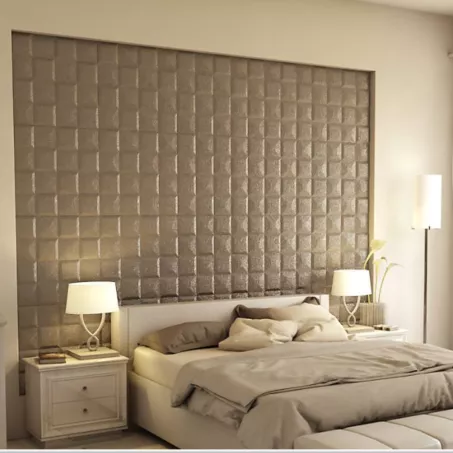 Biggore 3D falpanel 60x60cm - havanna barna