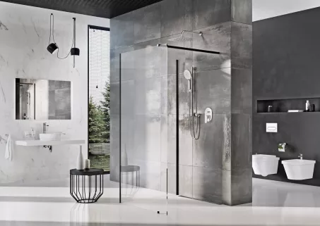 Ravak Walk-In Corner 900-1200x2000mm zuhanykabin-900 mm bejárattal