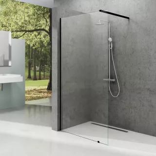 Ravak Walk In Wall-70 v.200 black+Transparent