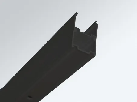 Ravak Pivot PSKK3 háromrészes  zuhanysarok 100 black+Transparent