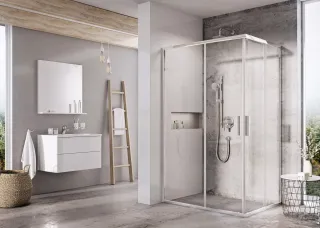 Ravak Zuhanykabin BLSRV2K-90 krómhatású +Transparent (1 oldal)