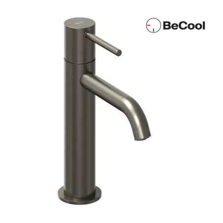 Ravak Álló mosdócsaptelep BeCool 190 mm, leeresztő nélkül - Graphite Brushed