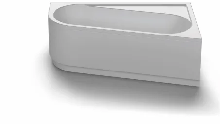 Ravak Chrome Asymmetric jobbos előlap 170x105cm