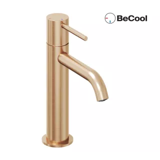 Ravak Álló mosdócsaptelep BeCool 190 mm, leeresztő nélkül - Rose Gold Brushed