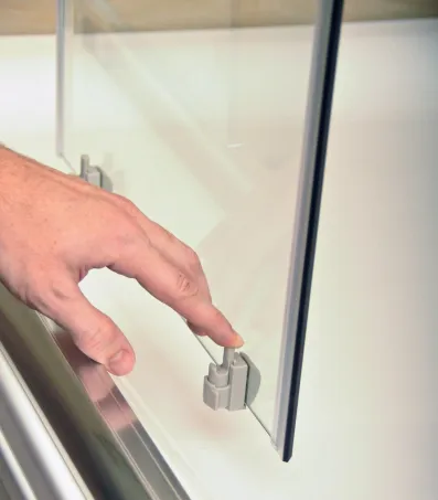 Ravak Blix BLCP4-90 négyrészes zuhanykabin krómhatású Transparent