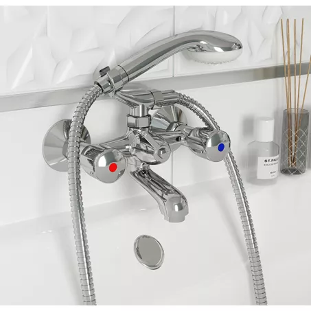 Mofém Eurosztár kádtöltő csaptelep zuhanyszettel (141-0094-00)