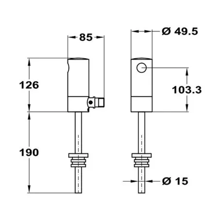 Mofém elektromos vizelde öblítő MLP09 (184-7501-00)