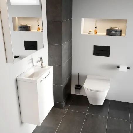 Ravak TD 400.20 WC papírtartó, FEKETE
