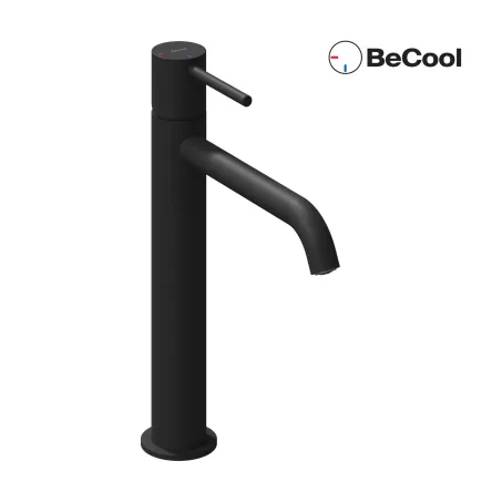 Ravak Álló mosdócsaptelep BeCool 250 mm, leeresztő nélkül - Black Matt