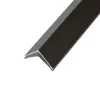 Utólagos alumínium sarokvédő élvédő profil 20x20 mm/2,50 m matt eloxált titán/pezsgő