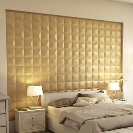 Blancas 3D falpanel 40x40cm - korona arany