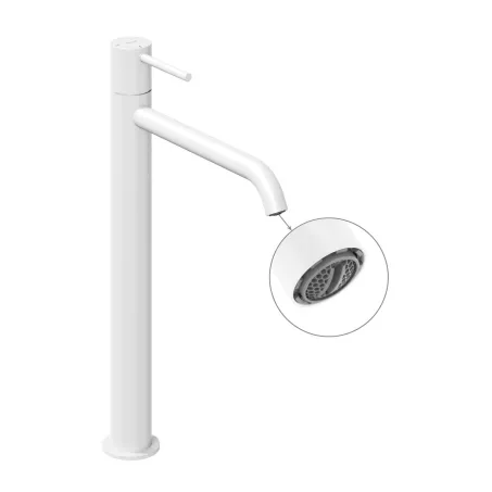 Ravak Álló mosdócsaptelep BeCool 340 mm, leeresztő nélkül - White Velvet