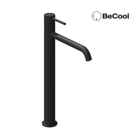 Ravak Álló mosdócsaptelep BeCool 340 mm, leeresztő nélkül - Black Matt