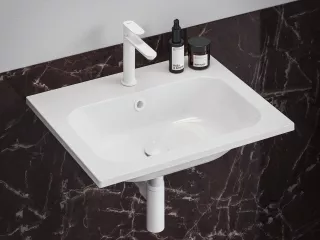 Ravak Álló mosdócsaptelep BeCool 174 mm, leeresztő nélkül, White Velvet
