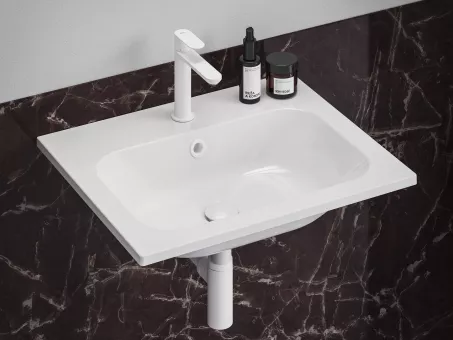 Ravak Álló mosdócsaptelep BeCool 174 mm, leeresztő nélkül, White Velvet
