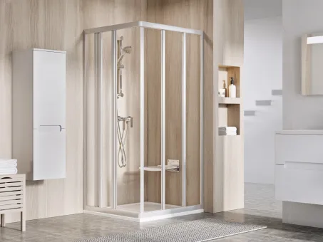 Ravak Zuhanykabin ASRV3-80 198 szatén+Transparent üveg