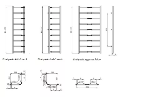 Enix Flexi radiátor 674x1375mm FL-714 (SKU-002287)