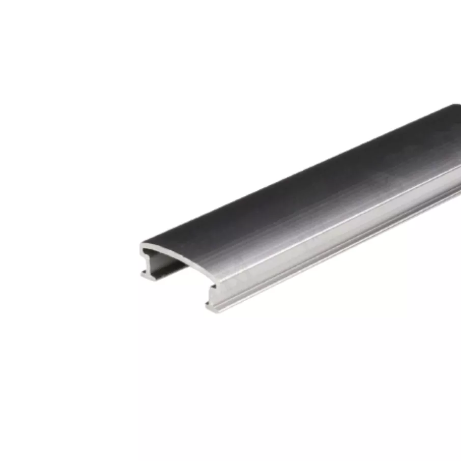 Polírozott alumínium listello/bordür élvédő profil 25x8 mm/2,70 m fényes eloxált ezüst