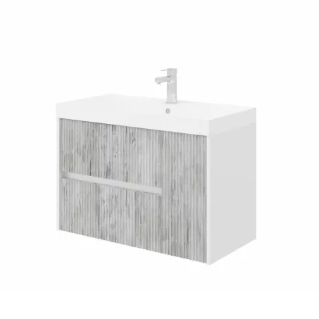 Savinidue Portofino 80 alsó szekrény + mosdó grigio antico (3021C/F43)
