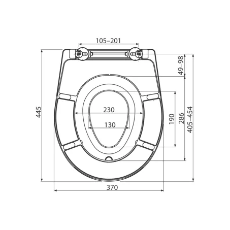 Alcaplast / Alcadrain  A606 WC ülőke univerzális SOFTCLOSE integrált betéttel, Duroplast