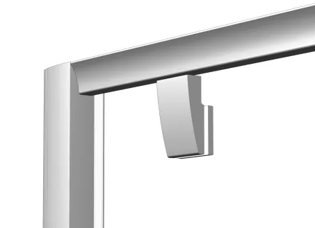 Ravak Pivot PDOP2-110 zuhanyajtó szatén fogantyú szatén keret