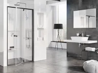 Ravak Zuhanyajtó PDOP2-100 fekete Transparent