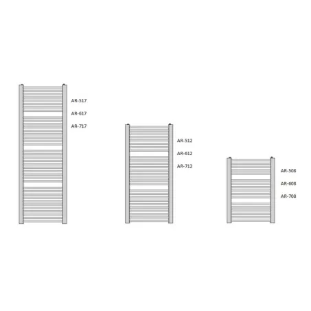 Enix Arrow színes radiátor 750x817mm AR-708 (SKU-002796)