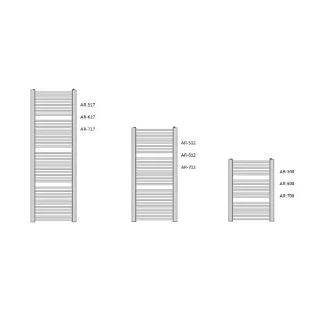 Enix Arrow 546W fehér radiátor 750x817 mm AR-708 (SKU-002733)