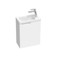 Fürdőszobai szekrény mosdó alá SD Classic II 400 L fehér/fehér