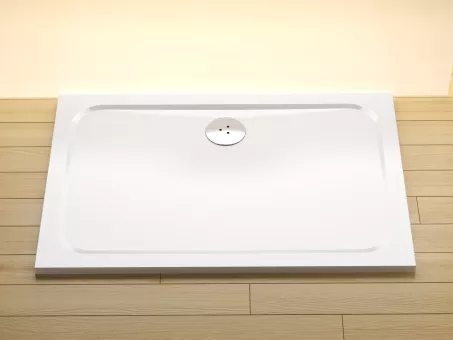 Ravak Zuhanytálca GIGANT PRO 100x90 CHROME fehér