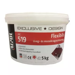 Alpol AK519 fehér gyorskötő ragasztó 5 kg/vödör