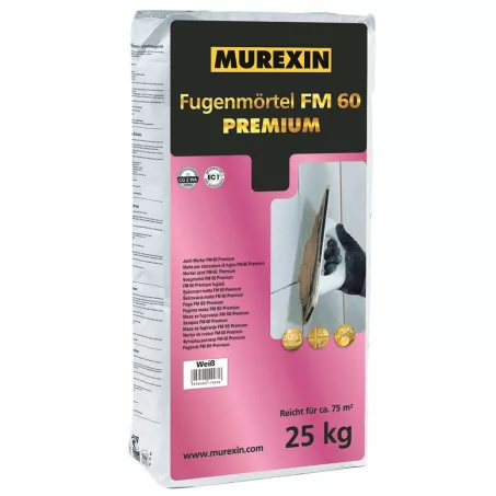 Murexin FM 60 prémium fugázó - 25 kg fehér(11583)
