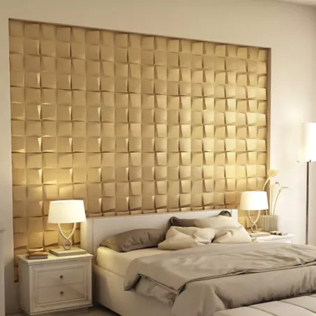 Camicero 3D falpanel - korona arany