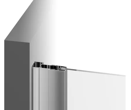 Ravak blix BLPS-100 fix oldalfal krómhatású transparent